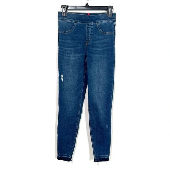 SPANX NWT Distressed Skinny Jeans large - Picture 8 of 8